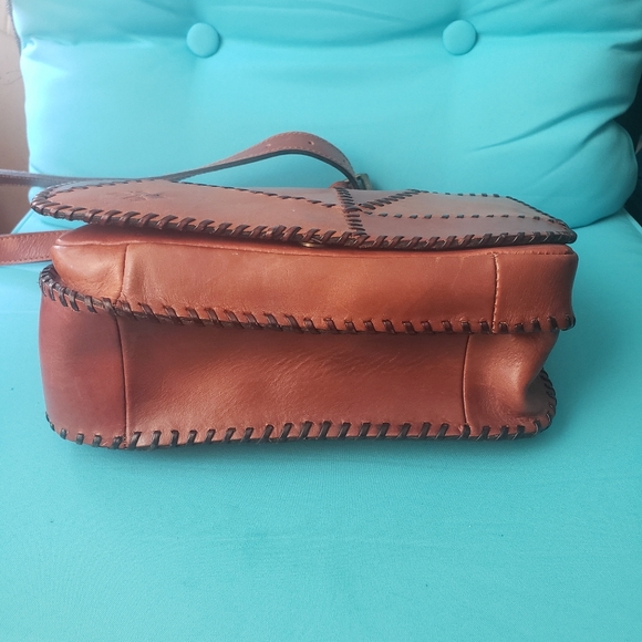 Patricia Nash Leather Patched Work Dante  Bag - Picture 7 of 16